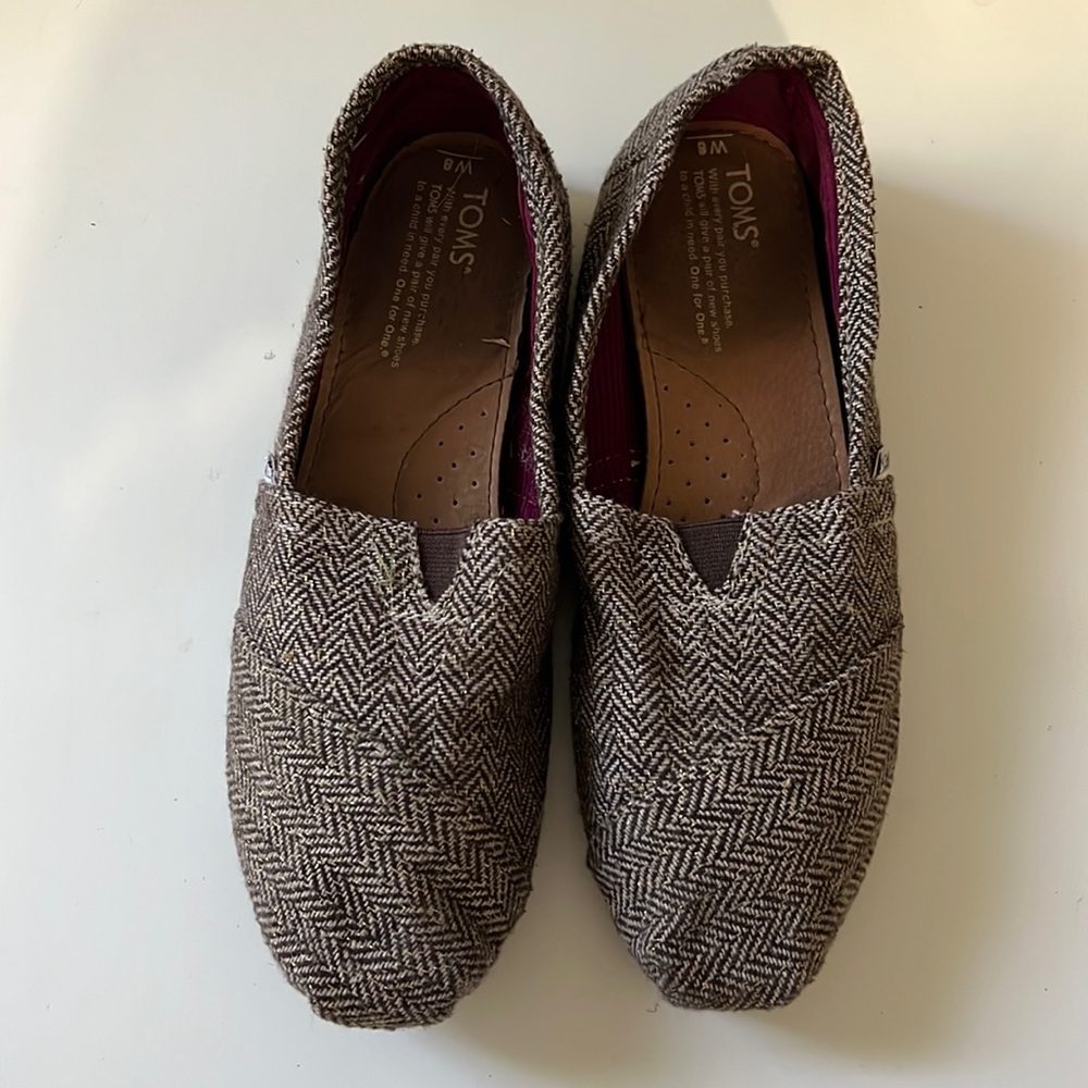 TOMS herringbone shoes